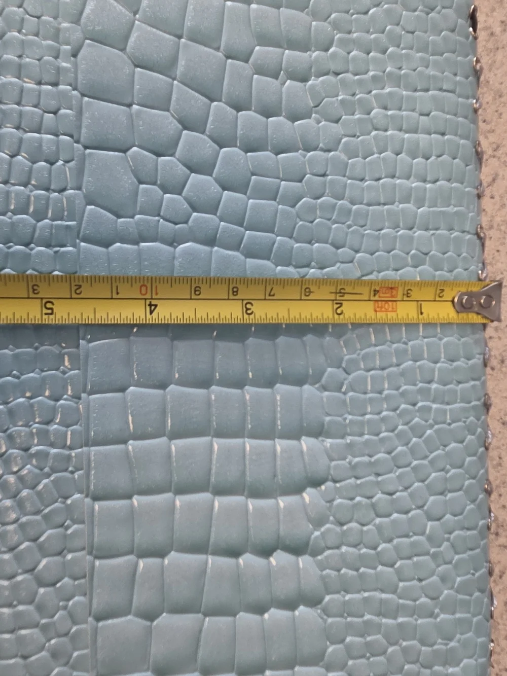 Faux-Crocodile Textured Notebook - Turquoise, New